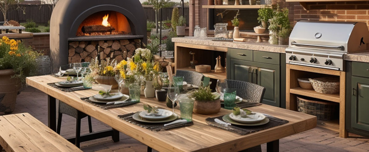 Outdoor-Küche Steinversiegelung